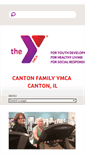 Mobile Screenshot of cantonfamilyymca.org