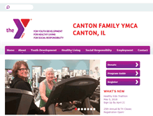Tablet Screenshot of cantonfamilyymca.org